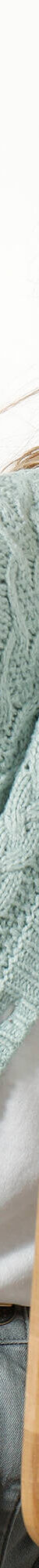 Cardigan boutonné, maille torsadée (vert grisé) Cardigan boutonné, maille torsadée (vert grisé)